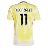 Fotbalové Dres Juventus Nicolas Gonzalez #11 Venkovní 2024-25 Krátký Rukáv